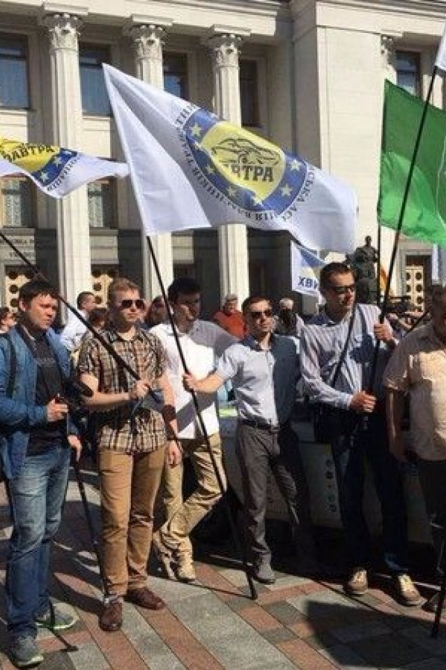 Акция ГО Завтра Микола Запорожець